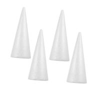 HAPINARY 4 Pezzi di Cono di Schiuma per Albero di Natale Forme di Cono Forme di Schiuma per Artigianato Natalizio per Albero Forniture