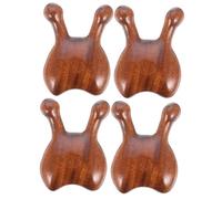 HAPINARY 4 Pezzi Di Pettine Per Massaggio In Legno, Raschietto Per Il Naso, Strumento Per Il Viso, Raschietto Per I Punti Di Agopuntura, Raschietto Per I Punti Di Agopuntura, Massaggiatore