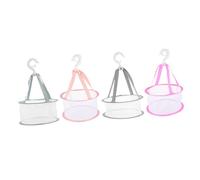 HAPINARY 4 Pezzi Di Rete Per Asciugatura Sospesa Per Asciugatura Per Strumenti Cosmetici Organizer Da Bagno Per Riporre Pennelli Da Trucco E Piumini Da Cipria