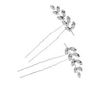 HAPINARY 4 Pezzi Forcina Per A Forma Di U Con Spiga Di Grano, Copricapo A Forma Di U, Forcina Per Con Strass, Forcina Per In Metallo, Forcina In Stile Cinese, Forcina Per Da Donna, Forcina