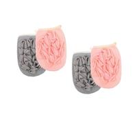 HAPINARY 4 Pezzi Guanti Da Bagno Guanti Esfolianti Per La Schiena Guanti Da Bagno Accessori Per Il Bagno Guanti Da Bagno Guanti Da Doccia Guanti Spessi Guanti Da Doccia Guanti Da Doccia