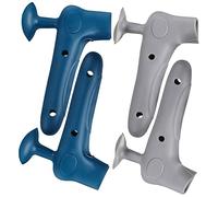 HAPINARY 4 Pezzi Maniglie in Silicone Protezione per Maniglia Fermaporta Anticollisione Antistatico Facile da Installare Pulire Sicuro da Usare Liscio Confortevole Apertura Piccola Ventosa