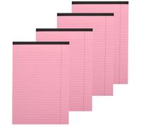 HAPINARY 4 Pezzi Notebook Tearable Lined Memo Pads For Office Study Home Refillable Note Pads With Horizontal Lines For Neat Writing And Efficient Task Management