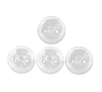 HAPINARY 4 Pezzi Palline Baoding Cristallo Trasparente per Esercizi di Mano e Relax Palline Cinesi per Rafforzamento Coordinazione e Flessibilità Dita