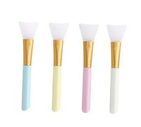 HAPINARY 4 Pezzi Pennello Per Maschera Viso in Silicone Per Miscelazione Pennello Cura Della Pelle Manico Asta