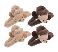 HAPINARY 4 Pezzi Pinze in peluche autunnali e invernali mollette per ragazze accessori per capelli invernali fermagli per mascelle per capelli plastica