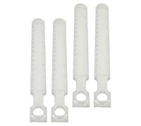 HAPINARY 4 Pezzi Righello Multifunzionale Trasparente con Lente Ingrandimento Plastica Portatile per Disegno Misurazioni Precise per Ingegneria e Scuola