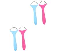 HAPINARY 4 Pezzi Rimozione Dei Del Viso Tavolozza Mini Kit Identificatore Depilatore Primaverile Strumento Filettatore Per Sopracciglia Ombretto Donna Molla in Acciaio Inossidabile 304