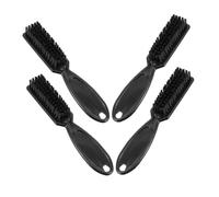 HAPINARY 4 Pezzi spazzola per Pennello per strumenti di styling Pennello per lama clipper Busta di nylon da barbiere Riparato per conici Rifere di lama plastica Nero