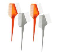 HAPINARY 4 Pezzi Spazzola Tinture Chioma Applicatore Pennello Parrucchieri Strumento Barbieri Pettine Doppia Faccia Lungo Impugnatura Antiscivolo Facile Impugnare Non Si Inc