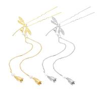 HAPINARY 4 Pezzi Spille per Chioma a Forma di U in Lega Nappa, Accessori Chic e Comodi per Chioma Spessi e Corti, per Uso Quotidiano