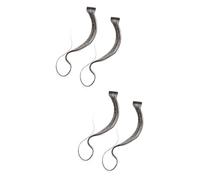 HAPINARY 4 Pz Extensions per i curly hair curls hair jewelry hair pin parrucca intrecciata parrucca parrucchino parrucche parrucchino invisibile parrucchino veri Black