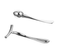 HAPINARY 4 Pz Facciale Di Applicatore Per Il Trucco Applicatori Per Il Trucco Pratico Applicatore Di Crema Occhi Antirughe Rulli Facciali Lega Di Zinco Silver