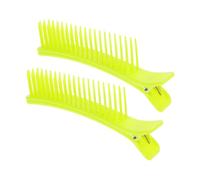 HAPINARY 4 Pz Fermagli Per Da Salone Fermagli Per Separare i Clip Di Presa Per Sezionare i Forcina Per Fermagli Per Dividere i Rasoi Foglio Green