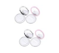 HAPINARY 4 Set Di Cipria In Polvere Libera, Contenitore Per Cipria Ricaricabile, Contenitore Per Cipria, Contenitore Per Cipria Riutilizzabile, Contenitore Per Spugne Da Trucco,