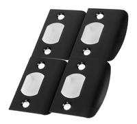 HAPINARY 4 Set di Piastre di Rinforzo per Catenacci Piastre di Guida per Porte in Metallo per Porte in Legno Piastra Porta Piastra di Chiusura per Porta