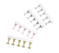 HAPINARY 4 Set Di Strumenti Per Esercitazioni Case Casa Per Esercitarsi Supporto Per Unghie Attrezzatura E Base Strumenti Per Mostrare L'Arte Punte Decorazioni Per