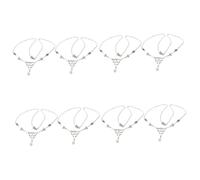 HAPINARY 4 Set Elegante Copricapo Da Sposa Con Catena Gotica Perline Catena Sulla Fronte Per Decorazione Da Sposa 2 Pezzi * 4