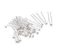 HAPINARY 40 Pezzi Fermagli Per Chioma Di Perle Fatti A Forcine Per Chioma Strass Decorativo Accessori Spose Donne
