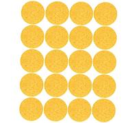 HAPINARY 40pezzi Spugne Per Puff Per e Assorbente Spugne Per Rimozione Makeup Colore Giallo