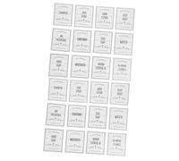 HAPINARY 48 Pezzi Etichette Impermeabili Etichette Per Bottigliette Etichette Autoadesive Etichette Per Bottiglie Dispenser Etichette Adesive Per Contenitori Etichette Per Bottiglie Di