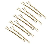 HAPINARY 48 pezzi Fermagli Metallizzati Dorati per Clip Spirale Resistenti e Riutilizzabili Fermacapelli Stile Bobby Pin per Fissaggio Sicuro e Antideformazione
