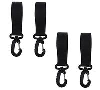 HAPINARY 4paia Ganci Multifunzione Per Passeggini Ganci Rotanti Per Appendere Borse e Accessori Facile Installazione Per Passeggini e Carrozzine Capacità Elevata e Design Sicuro