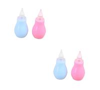 HAPINARY 4pezzi Aspiratore Nasale Sicuro Per Pulitore Per Naso Facile Da Usare Colori Blu e Rosa Accessorio Per La Del Senza Impurità e Facile Da Pulire
