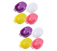 HAPINARY 4pezzi Ciotola Per Soak Per Unghie Rimozione e Unghie Colore Casuale Per Manicure e Pedicure Casa e