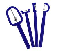 HAPINARY 4pezzi Esercizi Per La Lingua Strumento Allenamento Per La Flessibilità Della Lingua Per Riabilitazione Del Linguaggio Per Ragazza e Adulti Colore Blu Esercitatore Per