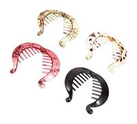 HAPINARY 4pezzi Fermaglio Banana Per Capelli Da Donna Clip Per Capelli Fermagli Banana Per Coda Di Cavallo