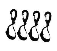 HAPINARY 4pezzi Ganci per Passeggino Girevoli Accessori per Passeggino per Borsa e Chiavi Clip per Carrello e Bicicletta Portatili e Leggeri