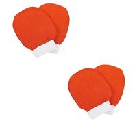 HAPINARY 4pezzi Guanti Esfolianti Da Bagno Per Scrub e Massaggio Perfetti Per Braccia Gambe e Schiena Facili Da Pulire e Riutilizzabili