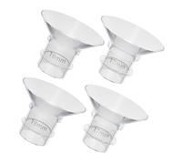 HAPINARY 4pezzi Inserti Silicone Flessibili Per Tiralatte Di Adattatori Lavabili Per Flangia Accessori Per Tiralatte Indossabile