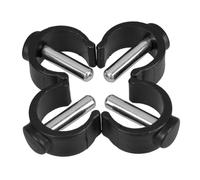 HAPINARY 4pezzi Morsetto Di Bloccaggio Per Bastone Da Passeggio in Gomma Termoplastica Rinforzi in Metallo Tappo Regolabile Per Altezza Personalizzata Compatibile Sgabelli Per Wc e Sedie Da