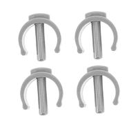 HAPINARY 4pezzi Morsetto Forma Di c Per Bastone Da Passeggio Clip Per Maniglia Fibbia Per Stampelle Regolabili Accessori Per Stampelle
