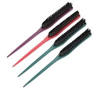 HAPINARY 4pezzi Pettine Antistatico Per Capelli Pratico Da Impugnatura Ergonomica Per Styling Capelli Bagnati e Asciutti Compatto e Portatile Per Uso in Salone