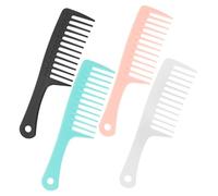 HAPINARY 4pezzi Pettine Denti Larghi Per Pettini Districanti Per Donne e Ragazze Strumento Styling Per Domestico Viaggio Pettine Per Alla Moda