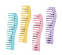 HAPINARY 4pezzi Pettine Per Styling Durevole Pettine Per Capelli Pratico Per Parrucchieri Multifunzione Per Barbiere Resistente Colori Misti