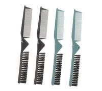 HAPINARY 4pezzi Pettine Spazzola Portatile Ergonomica Per Design Compatto Per Viaggi e Stile e Perfetta Per Uso Quotidiano e Viaggi