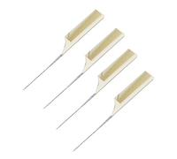 HAPINARY 4pezzi Pettini Professionali Per Pettine Antistatico Pettini Per Acconciature Per e Casa Beige