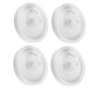 HAPINARY 4pezzi Ruote Di Ricambio Per Lavastoviglie Di Supporti Per Puleggia Inferiore Facile Installazione Compatibile Con Diverse Marche Accessori Robusti e Resistenti Per Movimento