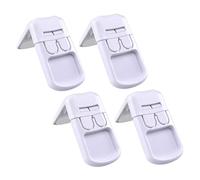 HAPINARY 4pezzi Serrature Di Sicurezza Per Ragazzo Serrature Di Ragazzo Per Armadietti Chiavistello Di Sicurezza Protezione Per Aperture Accidentali