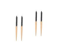 HAPINARY 4pezzi Spazzola Per Ricci Con Manico Legno Pettine Per Styling Comoda e Leggera Per Mossi e Lisci Per Acconciature Domestiche