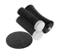 HAPINARY 4pezzi Testine Ricambio Per Montalatte Accessori Per Pedicure Roller Sostituibili Testine Per Rimuovere e Mortificazione Della Facile Usare e
