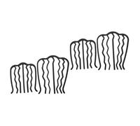 HAPINARY 4pezzi u Shape Hair Fork Side Combs Fermagli Eleganti Metallo Per Acconciature Per Eventi Come Matrimonio e Prom Facile Da Usare e Resistente Di Accessori Per