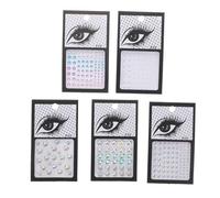 HAPINARY 5 fogli Adesivi per Viso e Orecchini Adesivi con Multiforme per Bambine Decorazioni Autoadesive per Unghie Viso e Facili da Applicare e Personalizzare