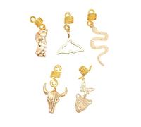 HAPINARY 5 Pezzi Anelli Spirale Per Dreadlock Anelli Forma Ciondoli Creativa Elegante Intrecciare Chioma