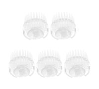 HAPINARY 5 Pezzi Fissatore per Fiori Trasparente in Plastica, Base Rotonda Compatta e Leggera, per Composizioni Floreali e Forniture da Fiorista, Set