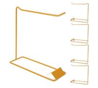 HAPINARY 5 Pezzi Supporto Espositore per Campioni Smalto in Ferro Dorato Porta Cartelle Colore Gel per Saloni e Manicure Base Robusta e Facile da Pulire